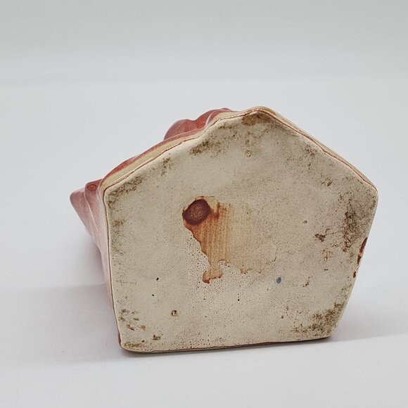 Vintage McCoy Lily Bud Flower Vase Bookend Signed - Picture 10 of 10